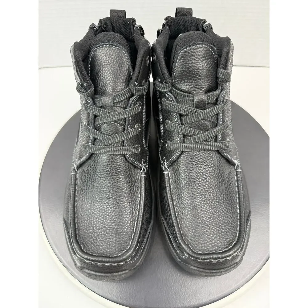 Orthofeet‎ Ranger 483 Slip Resistant Mens Size 7.5 D Heel Zipper Comfort Boots